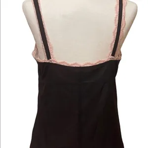 Express Sleeveless BabyDoll Top with lace size Large thumbnail 6