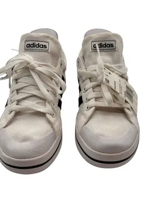 Adidas Size M 5.5 / W7.0 Unisex White Lace Up Canvas Sneakers thumbnail 8