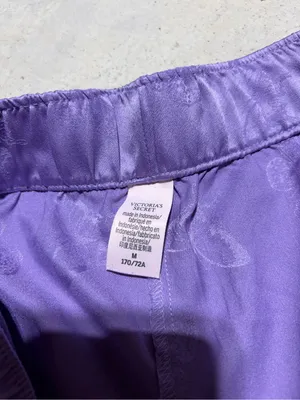 Victoria’s Secret Purple Satin Butterfly Pajama Shorts medium thumbnail 7