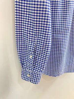 Ralph Lauren Blue Gingham Button-Down Shirt thumbnail 9