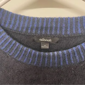Allbirds Merino Wool The Jumper Natural Black Sweater thumbnail 3