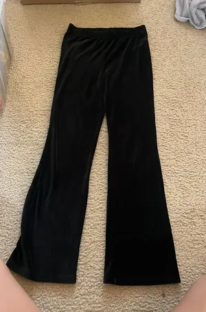 Cat and jack black leggings with a striped texture  thumbnail 1