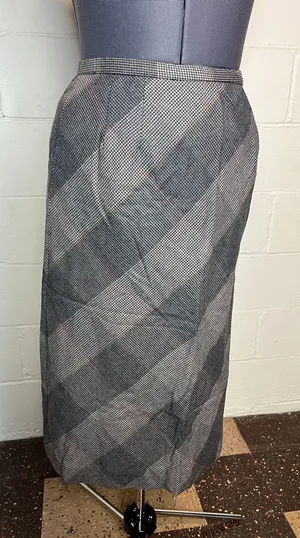 Pendleton wool plaid knee length skirt sz 10 thumbnail 1