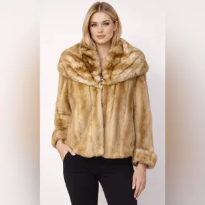 INC International Concepts Luxurious Faux Fur Jacket Size Large thumbnail 16