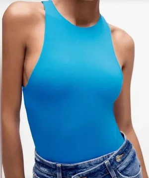 Blue ZARA Bodysuit thumbnail 1