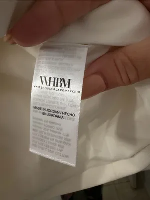 White House Black Market Ivory Double-Breasted Tailored Blazer thumbnail 4