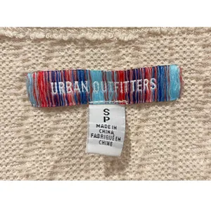 Urban Outfitters Cinzia Textured Buttons Down Sleeveless Beige Top thumbnail 3