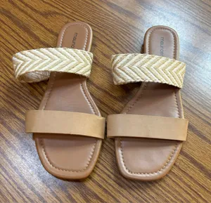 Maurices Tan Slide Sandals for Women Sz 8 thumbnail 1