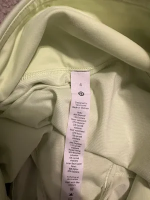 Lululemon Yellow  Speed Up Shorts thumbnail 2