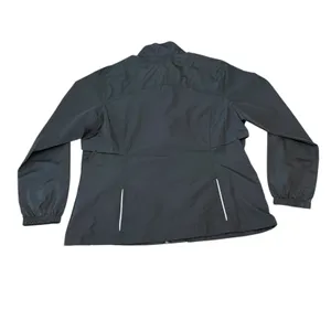 Core365‎ Ladies XL Black Lightweight Full Zip Windbreaker Jacket Logo thumbnail 3