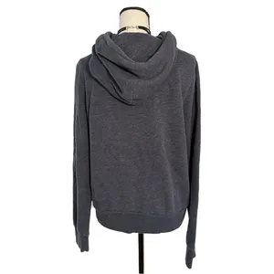 Abercrombie & Fitch New York Logo Hoodie Sweatshirt | Vintage Y2K Gray Medium thumbnail 5