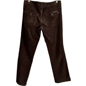 90s Vintage Calvin Klein Jeans Brown Corduroy Mid-Rise Boot Cut Jeans 8 thumbnail 2