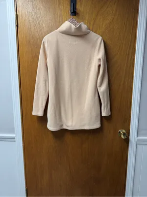 Dudley Stephens Cobble Hill Tunic Turtleneck Vello Fleece Beige Medium thumbnail 13
