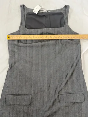Abercrombie & Fitch Charcoal Gray Sleeveless mini Dress size Small T thumbnail 7