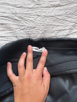 Garage Black Faux Leather Mini Skirt thumbnail 5