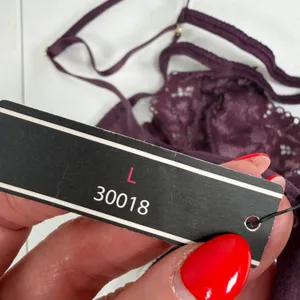 Vera Large Cage Bralette Plum Purple Lace Strappy Adjustable 30018 New Sexy Edgy thumbnail 10