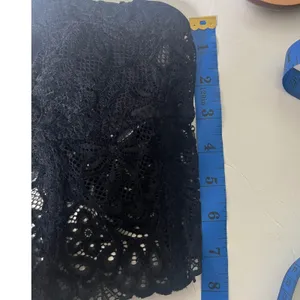Forever 21 Black Lace Bralette Top XL Extra‎ Large Adjustable Straps thumbnail 5