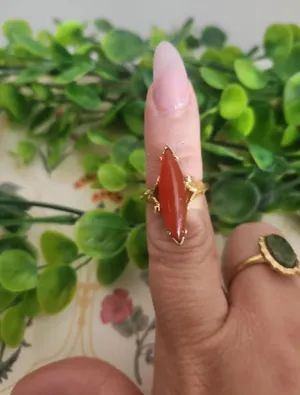 Avon Red Carnelian Ring thumbnail 2