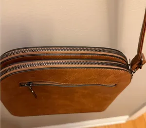 Brown Suede Shoulder Bag thumbnail 1