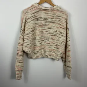 L Space Layla Solstice Space Dye Collared V Neck Sweater M thumbnail 3