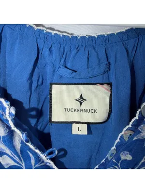 Tuckernuck L Blue Floral Belted Maxi Dress thumbnail 5