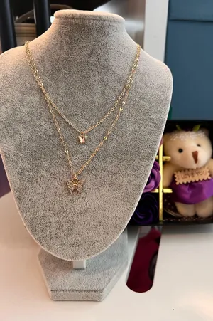 Gold Plated Butterfly Necklace thumbnail 2