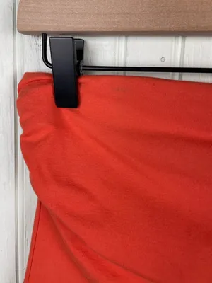 Vintage Y2K Express Sexy Basic Tube Top Size Small Orange Going Out Top 2000s thumbnail 6