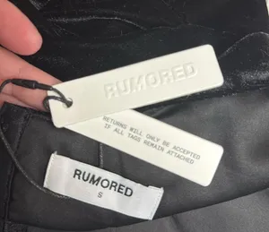 Rumored “Runaway” Black Velvet Midi Dress thumbnail 7
