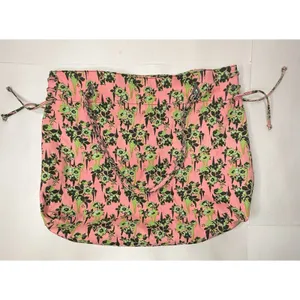 Volcom 2000s Pink Green Floral Large Tote Bag‎ Chain Handles Hobo Beach Casual thumbnail 10