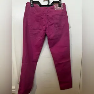 Fiorucci Vibrant Pink Skinny Jeans Size 30 NWT! thumbnail 3
