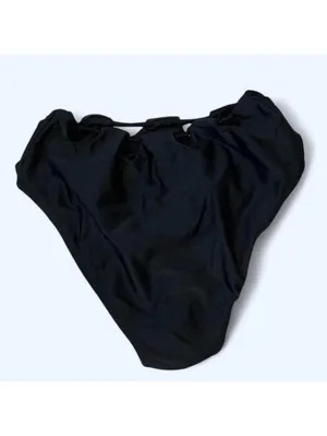 Motel black bikini bottom with cut outs Size S thumbnail 3