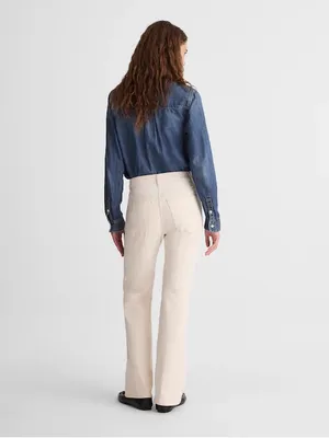 Madewell women’s Relaxed Bootcut Jeans vintage canvas (cream) Size 30 NWT thumbnail 2