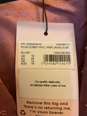 Missguided Blush Dobby Frill Peplum Top thumbnail 2