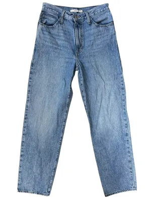 Levi's 94 Baggy Jeans in Light Touch Wash Size 26 Gently Used thumbnail 3