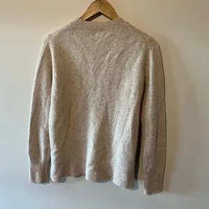 J. Crew Extra Soft Crewneck Sweater Heather Oatmeal Tan Small thumbnail 3