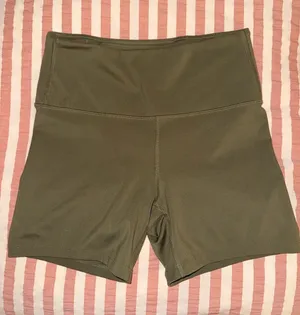 All in Motion High-Waist Olive Green Women’s Active Shorts thumbnail 1