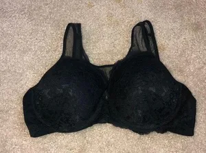 Black lace padded bralette Size undefined thumbnail 1