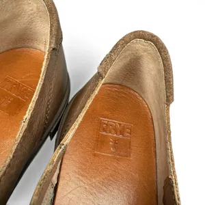 FRYE Gemma Ivy Low Lace Sneaker Taupe Brown Casual Leather Shoe Women's 9‎ M thumbnail 7