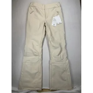Halfdays Women's Emma Softshell Pant Oatmilk Large NWT *read $285 MSRP thumbnail 2