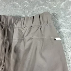Vuori Miles Ankle Pants Women XS Chia Brown Tapered Joggers Zip Pocket Travel thumbnail 5