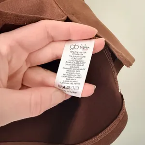 GB Brown Suede Mini Skirt thumbnail 4