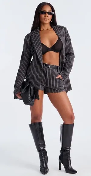 FashioNova blazer shorts set thumbnail 1
