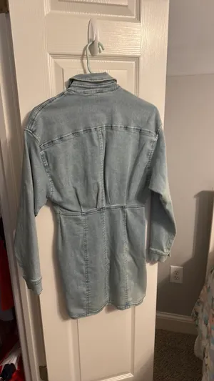 Denim Free People Dress Mini thumbnail 2