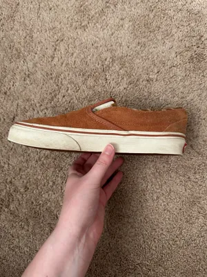 Vans Suede Sherpa Classic Slip On Shoes thumbnail 6