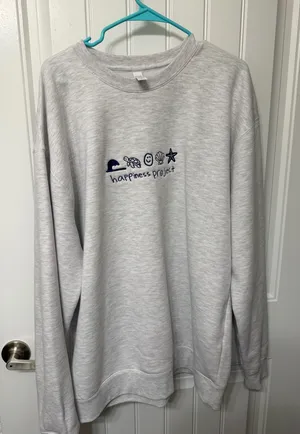 Happiness project crewneck Gray Size XL thumbnail 1