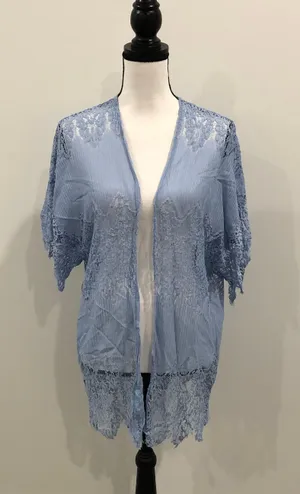 Mixit Blue Lace Cardigan thumbnail 1