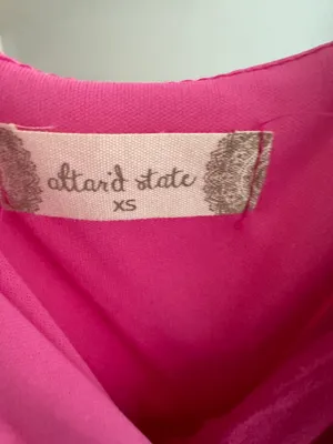 Altar'd State Hot Pink Romper thumbnail 4