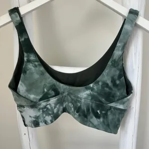 Lululemon Align Reversible Sports Bra Smoke Spruce Color Size 6 thumbnail 3