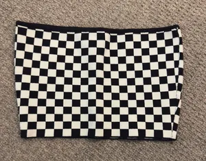 L.A. Hearts Checkered Tube Top thumbnail 1