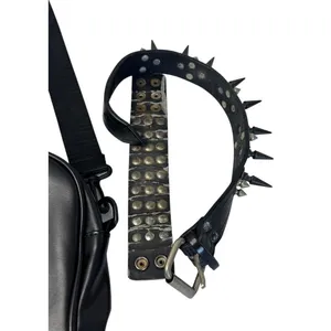 SCREAM Ghost Face Crossbody Purse Spiked Choker Bracelet Goth Rave Punk Cosplay thumbnail 5